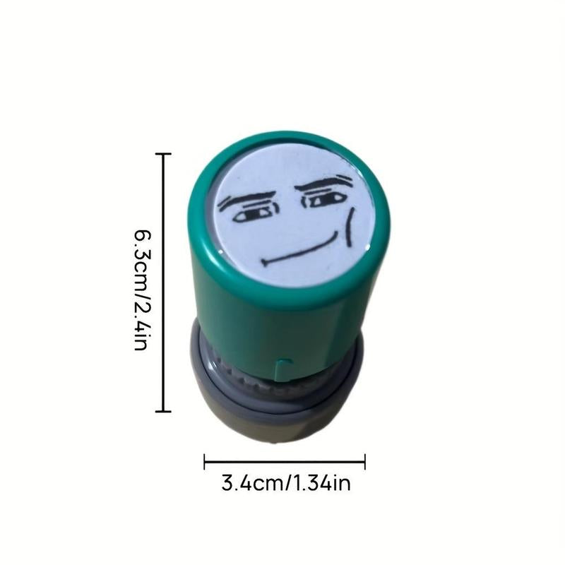 Emoji Pattern Stamp, 1 Count Cute Funny Emoji Stamp, Office Stationery & Supplies for Daily Office Use, Label & Instruction Seals, Custom Stamp #TOP PICKS